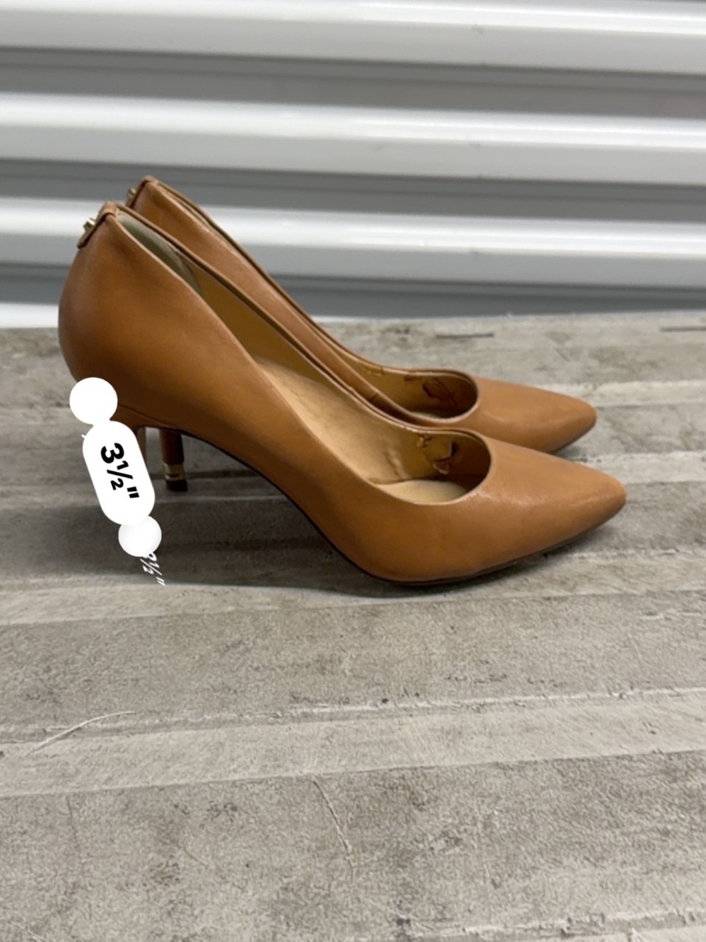 ALDO Tan Pointed Toe Pumps - Picture 2 of 6